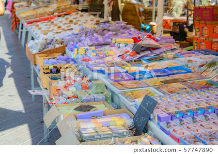 尼斯老城市場，市場水果，肥皂，夏季水果，法國南部分公司，度假村商店，法國街 57747890