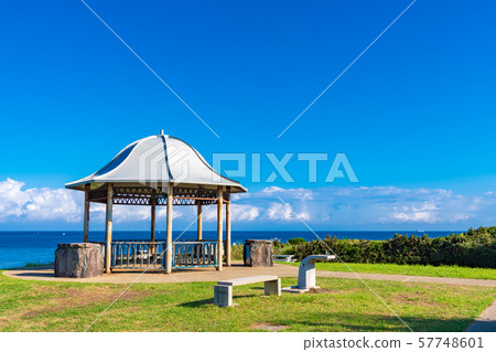 Summer view of Tsunoshima Lighthouse Park [Yamaguchi] 57748601