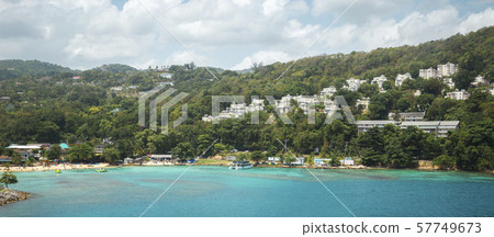 Panorama of Ocho Rios in Jamaica Panorama of Ocho Rios in Jamaica 57749673