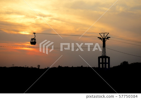 Bedaghat cable ropeway ride, Madhya Pradesh, India Bedaghat cable ropeway ride, Madhya Pradesh, India 57750384