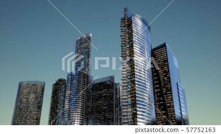 City Skyscrapers at Night City Skyscrapers at Night 57752163