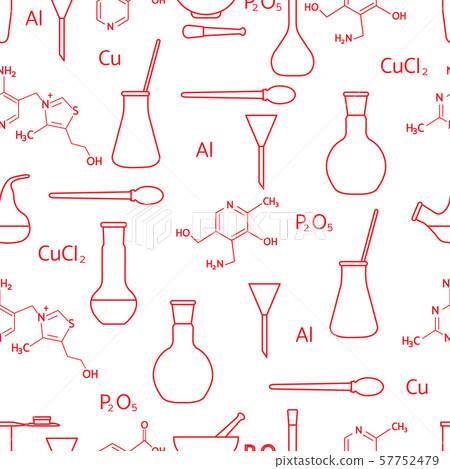 Scientific pattern Chemistry, biology, medicine. - Stock Illustration ...