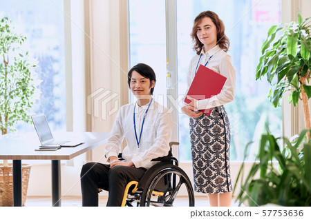 Wheelchair business 2 people 57753636