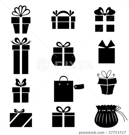 Gift icon set Gift icon set 57753727