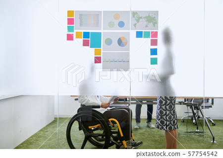 Wheelchair office Wheelchair office 57754542