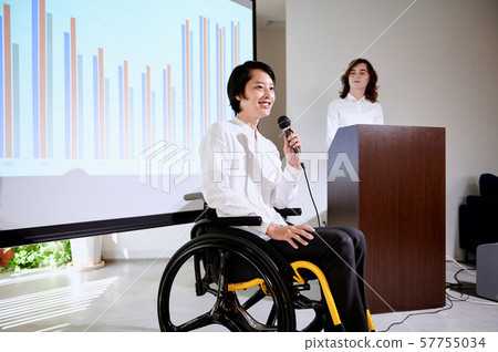 Event venue Wheelchair speech 57755034