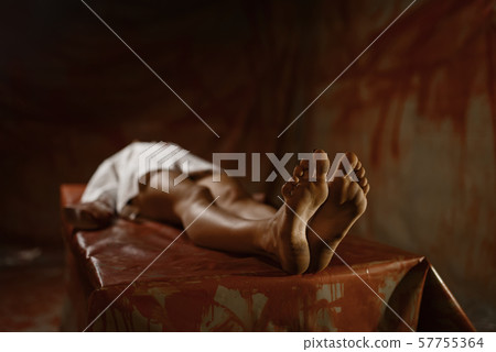 Bloodied body of doctor maniac victim 57755364