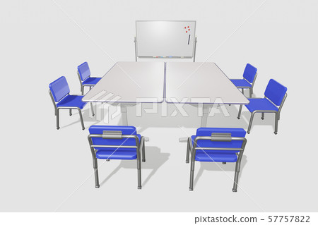 Desk / Chair / Whiteboard 57757822
