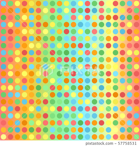 Polka dot background. Vector seamless dot pattern 57758531