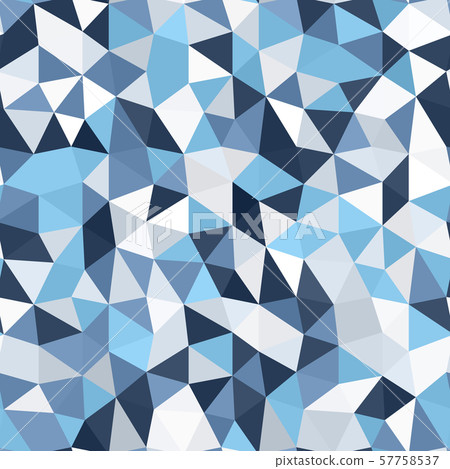 Triangle polygonal mosaic pattern. Seamless vector 57758537
