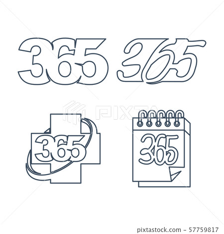 health calendar 365 infinity logo icon outline health calendar 365 infinity logo icon outline 57759817