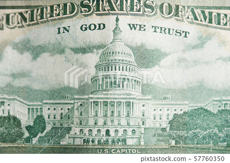 US Capitol on fifty dollar bill 57760350