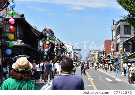 埼玉縣川越市川越百萬燈夏日祭場景 57761876