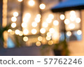 Blur christmast gold light bokeh background 57762246