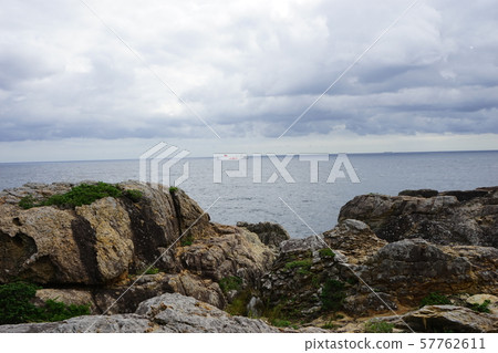 Landscape of Sanriku Geopark Chigasaki, the easternmost point of Honshu 57762611