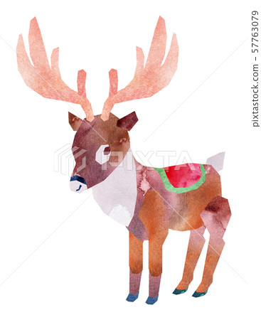 馴鹿站立 57763079