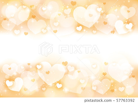 Heart sparkling background Orange Heart sparkling background Orange 57763392