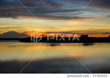 Sunset on the Chobe River 57763455