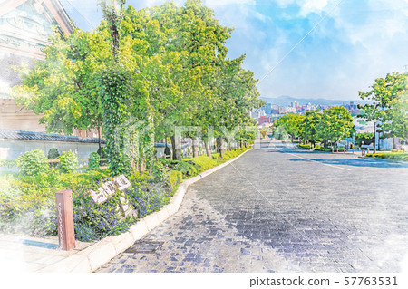 Hokkaido Hakodate Motomachi Slope Landscape [20th slope] 57763531