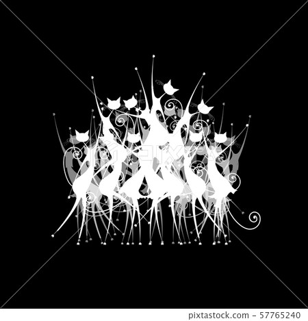Catwoman party, vector illustration for your Catwoman party, vector illustration for your 57765240