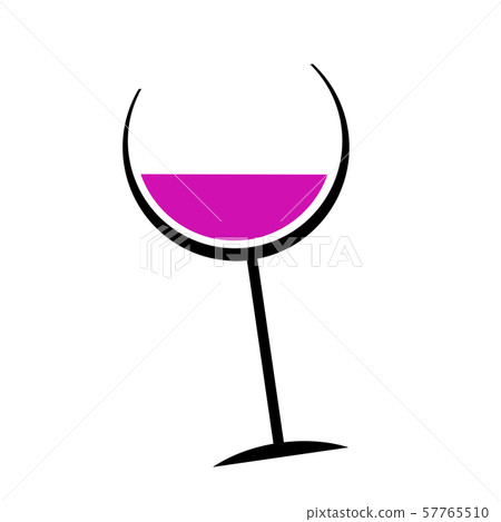 Abstract wine glass for your design - Stock Illustration [57765510] - PIXTA