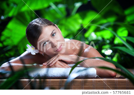 girl in spa 57765681