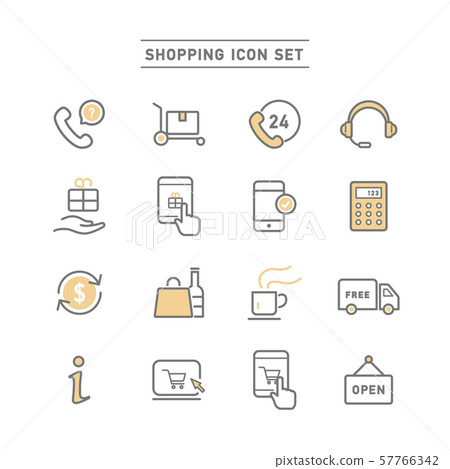 shoping, icon, icons 57766342