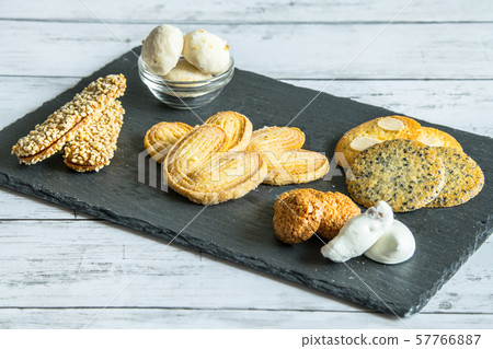 Assorted baked goods 57766887
