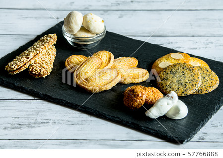Assorted baked goods 57766888