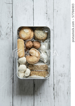 Assorted baked goods 57766903