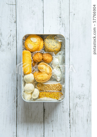 Assorted baked goods 57766904