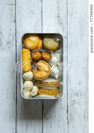 Assorted baked goods 57766906