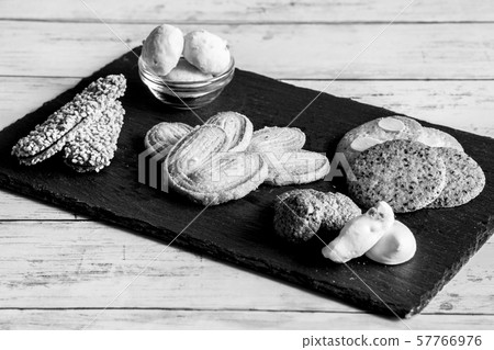 (Sepia) Assorted baked goods (Sepia) Assorted baked goods 57766976