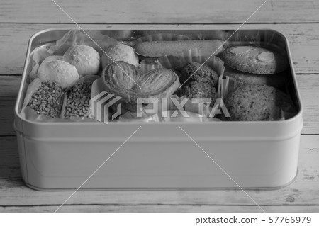 (Sepia) Assorted baked goods (Sepia) Assorted baked goods 57766979