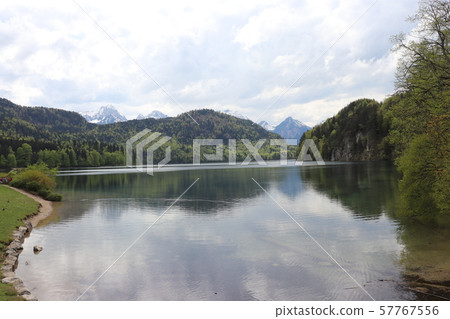 Landscape of Alp Lake, Germany, Europe Romantic Road 57767556
