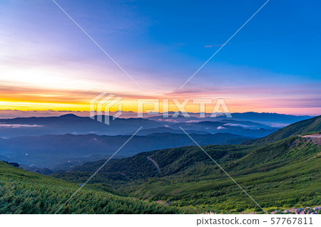 Norikura Kogen Morning glow [Nagano Prefecture] 57767811