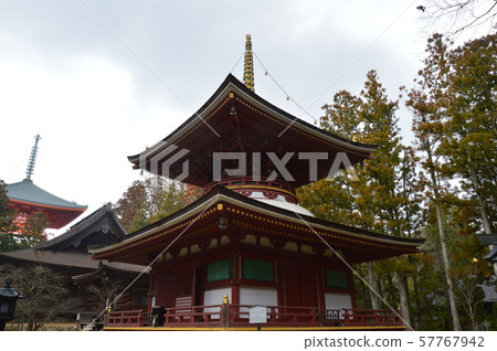 Danjo Gaya高野山的“東塔”(和歌山縣伊東郡高野山神社,高野山神社/高野山) Danjo Gaya高野山的“東塔”(和歌山縣伊東郡高野山神社,高野山神社/高野山) 57767942