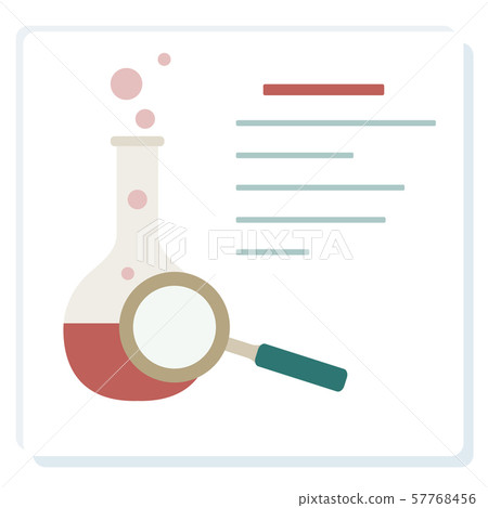 Flask, magnifier Science day. Education. Flask, magnifier Science day. Education. 57768456