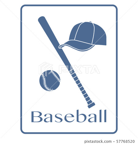 Baseball bat, ball, cap Sport vector illustration Baseball bat, ball, cap Sport vector illustration 57768520