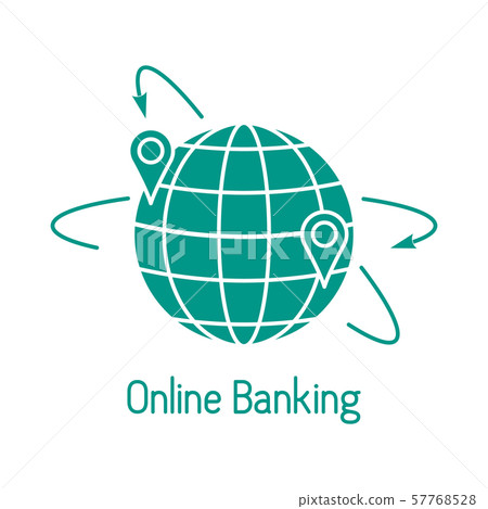 Electronic payment, internet finance Earth Electronic payment, internet finance Earth 57768528