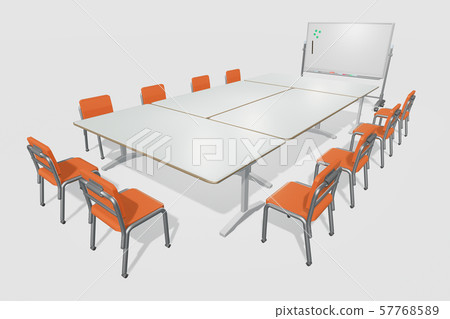 Desk / Chair / Whiteboard 57768589