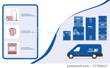 Order goods online Warehouse delivery Online store Order goods online Warehouse delivery Online store 57768827
