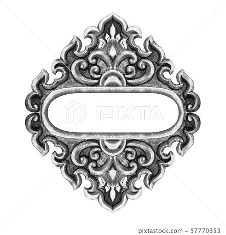 old decorative frame antique engraved silver old decorative frame antique engraved silver 57770353