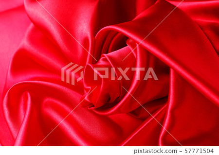 Drape of red fabric Drape of red fabric 57771504