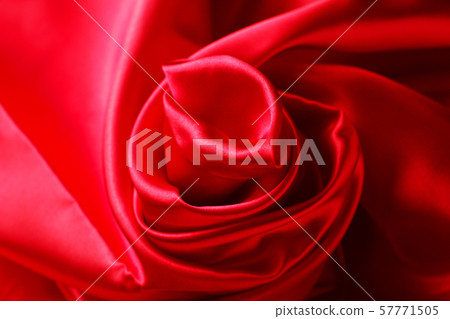 Drape of red fabric Drape of red fabric 57771505