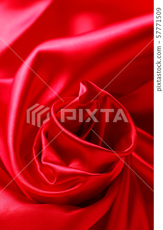 Drape of red fabric Drape of red fabric 57771509