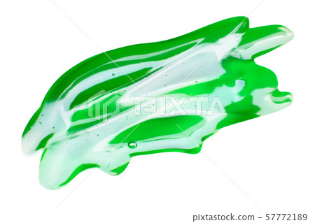 Cream gel transparent cosmetic sample texture with bubbles isolated on white background. Cosmetic Cream gel transparent cosmetic sample texture with bubbles isolated on white background. Cosmetic 57772189