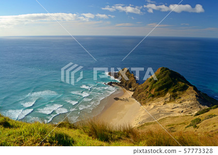 Oceans melting at Cape Reinga Oceans melting at Cape Reinga 57773328