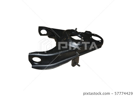 suspension arm of a vehicle on a white background 57774429