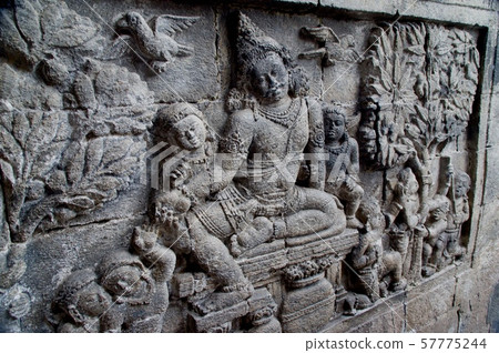 破壞歷史吳哥婆羅浮屠石頭紀念碑亞洲 57775244